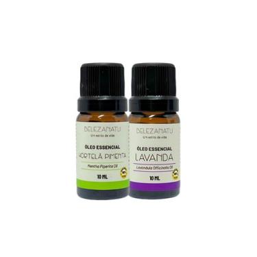 Imagem de Óleo essencial belezanatu 10ml hortela pimenta e lavanda