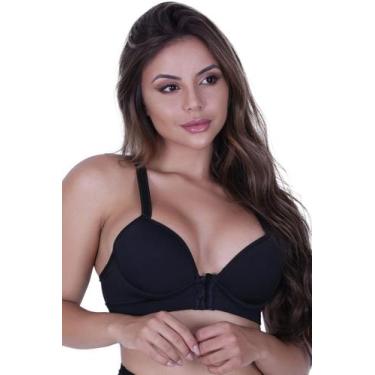 Imagem de Sutiã Nadador Reforçado de Microfibra Light Feminino - Biografia da Mo