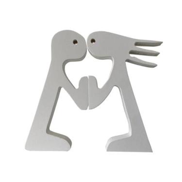 Imagem de Escultura Decorativa Casal 17x15cm - E2G Design