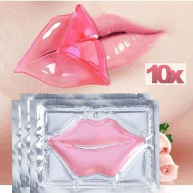 Imagem de Máscaras Labial Hidratante Colágeno Boca Nutritiva 10 Und - MarqStore,