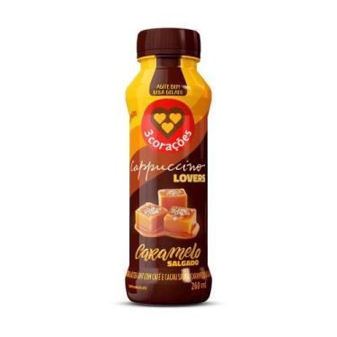 Imagem de Cappuccino Pronto Caramelo Salgado 3 Corações 260ML
