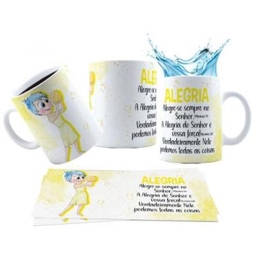 Imagem de Caneca 325ml Divertidamente 2 Biblicamente Guiadas Por Deus - LARANJA 