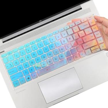 Imagem de Capa de teclado para HP Probook 440 445 G8 G9 G10 35.6 cm, HP Probook 640, G7, G8, 35.6 cm (não serve para Probook 440 445 G5 G6 G7) - colorida