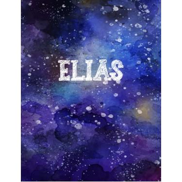 Imagem de Elias: Personalized Name Notebook | Wide Ruled Paper Notebook Journal | For Teens Kids Students Girls| For Home School College | 8.5x11 inch 160pages