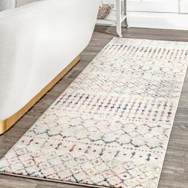 Imagem de nuLOOM Tapete marroquino Blythe Runner, 6 cm x 50 cm, Light Multi