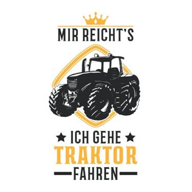 Imagem de Traktor Notizbuch: Mir reichts Ich gehe Traktor fahren Traktorfahrer / 6x9 Zoll / 120 karierte Seiten Seiten