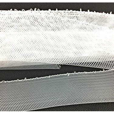 Imagem de Trança macia de crina de cavalo branca de 7,6 cm, poliéster de qualidade - 5 jardas