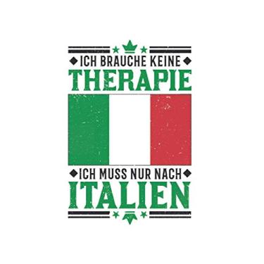 Imagem de Italien Notizbuch: Italien Therapie Urlaub Bibione Reise Lignano Geschenk / 6x9 Zoll / 120 linierte Seiten Seiten