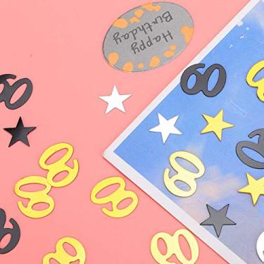 Imagem de Acessórios de Roupas Confetes Mesa Confetes Diy Acessórios de Decoração de Roupas Design Elegante Festa de Aniversário Jogando (600 números + 12 cartões de papel de)