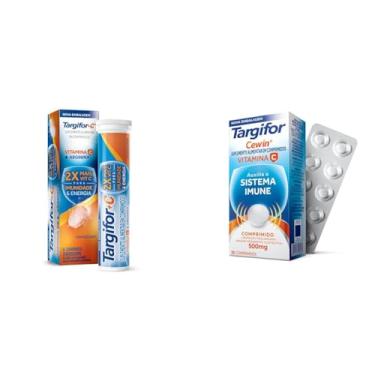 Imagem de Kit Targifor C Vitamina C e Arginina 16 comprimidos efervescentes + Vitamina C Targifor Cewin 500mg 30 comprimidos