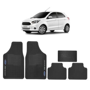 Imagem de Tapete Automotivo Ford Personalizado Preto Todos os Modelos - NoBrand,