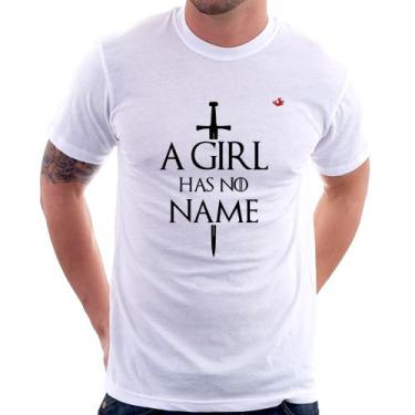 Imagem de Camiseta A girl has no name - Foca na Moda, Branco, M