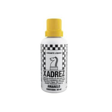 Imagem de Corante Líquido Xadrez 50ml Amarelo