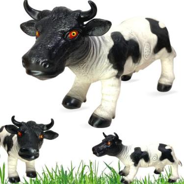 Imagem de Vaca De Brinquedo Grande Com Som De Borracha Fazendinha - Europio