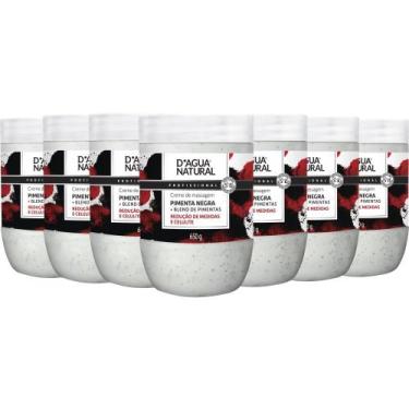 Imagem de Combo 7un creme termoativo pimenta negra 650g dágua natural - D'Água N