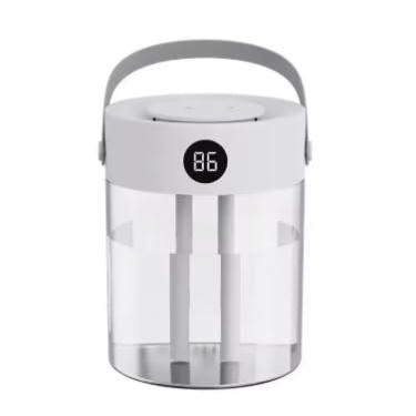 Imagem de Umidificador de Ar Digital, 3000ml, 35W, LED Display, USB, Névoa 40-80ml/h, Branco