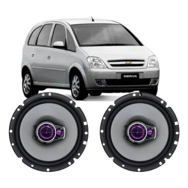 Imagem de Kit Alto Falante Pioneer Porta Dianteira Gm Meriva 100w Par, Preto