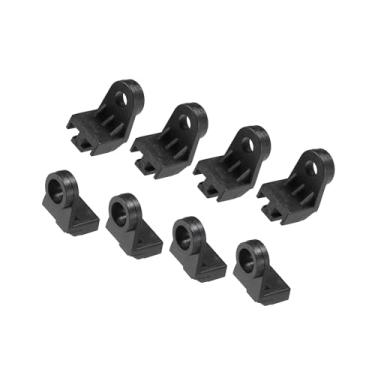 Imagem de Motoforti 8 peças de montagem de ventilador de radiador elétrico em forma de L Suporte universal para carro, caminhão, SUV, radiador de longa duração