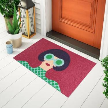 Imagem de Tapete De Porta Capacho Divertido Pop Art Woman 3