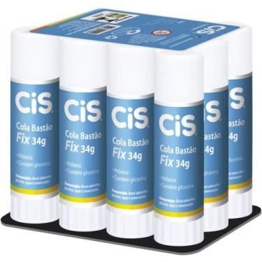 Imagem de Cola em Bastão Eagle Cola FIX 34G Caixa com 12 Unidades - Sertic