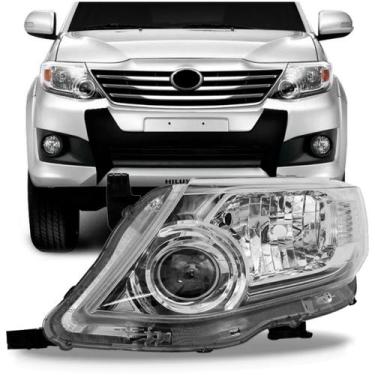 Imagem de Farol Hilux Sw4 2012 2013 2014 2015 Elétrico Sem Xênon - SP ACESSÓRIOS