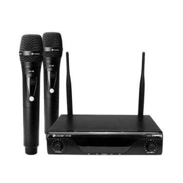 Imagem de Microfone Sem Fio Kadosh K-412M UHF Duplo Bastão