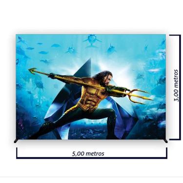 Imagem de Painel de Festa Retangular Aquaman Várias Medidas - Fera Print