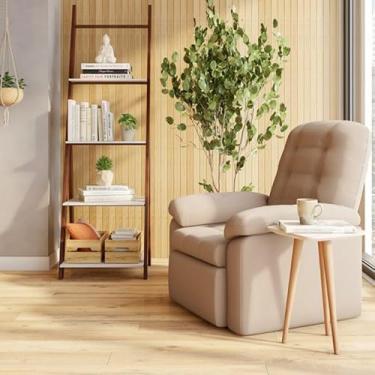 Imagem de Poltrona Retrátil e Reclinável Estoril Café