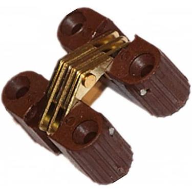 Imagem de Dobradiça oculta de plástico para mesa de jantar dobrável e acessórios de ferragens para móveis de cadeira Dobradiça cruzada oculta Dobradiça dobrável invisível