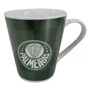 Imagem de Caneca do palmeiras porcelana 290 ml café licenciado água - Allmix, Ún
