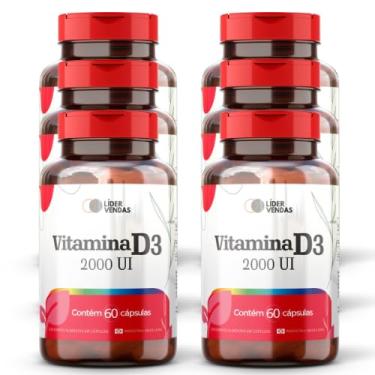 Imagem de Vitamina D3 2000 UI - 500mg com 60 cáps - 6 potes