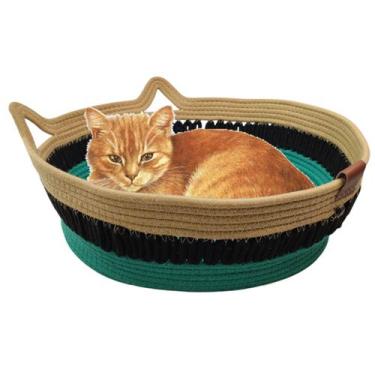 Imagem de Cama Gato Arranhador Ninho Cesto Rasqueavel Pet Animais Felino Bichinh