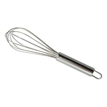 Imagem de Batedor Inox Ovo Massa Bolo Manual 29 Cm Fue - Oriental