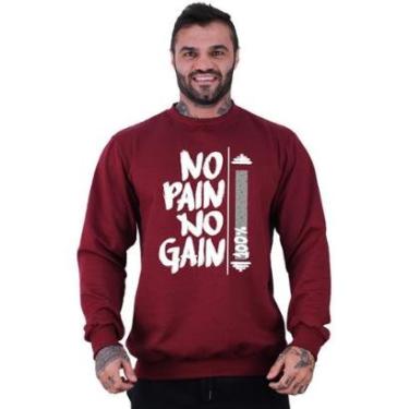 Imagem de Blusa Moletom Basic MXD Conceito Sem Touca Treino Fitness Inverno-Masculino