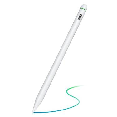 Imagem de Caneta Stylus para iPad com rejeição de palma, Active Pencil compatível com Apple iPad Pro (2023-2018), iPad Air 3/4/5, iPad10/9/8/7/6, iPad Mini 5/6