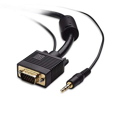 Imagem de Cabo de monitor VGA Cable Matters com áudio estéreo de 3,5 mm, 25 Feet