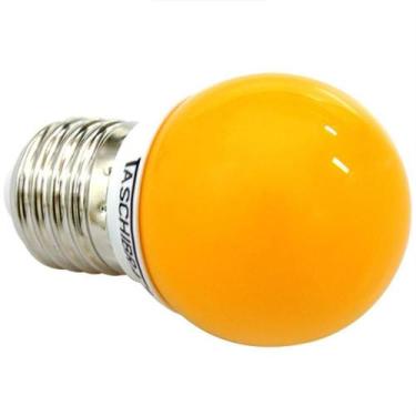 Imagem de Lâmpada Led Bolinha 1W 220V Amarela - 11080079 - TASCHIBRA