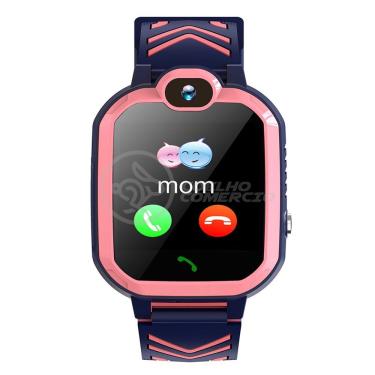 Imagem de Smartwatch Inteligente Infantil Q12 Android E Ios Rosa