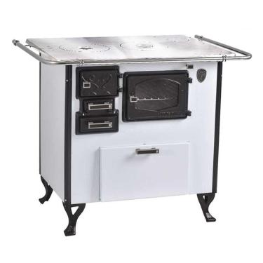 Imagem de Fogão A Lenha C Forninho Dir Branco Fornospinhal Alumínion2