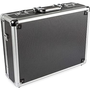 Imagem de Ultimaxx Estojo Rígido De Alumínio Médio Com Espuma Pré-Cortada Para Viagens E Armazenamento Drones, Equipamentos Todos Os Modelos Dji Mavic (Mavic Pro, Mini, Etc.), Autel Evo, Ryze Tech Tello Muito