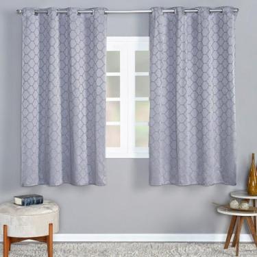 Imagem de Cortina Dallas 2,80m x 2,30m Jacquard Sala Quarto Apartamento Tecido A