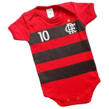 Imagem de Body De Bebê Personalizado Temático Flamengo Conjunto  -  Body Time, G