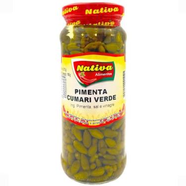 Imagem de Pimenta Cumari Verde Em Conserva 310g Nativa
