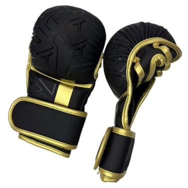 Imagem de De Boxe | De Boxe Para Adultos - Equipamento Profissional Acolchoado E Ajustável Para Treino De Pancadas E Exercícios No Saco De Pancadas