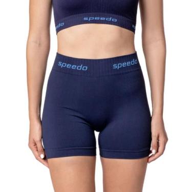 Imagem de Shorts Esportivo Feminino Speedo Canelado Poliamida com Elastano Cós D