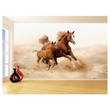Imagem de Papel De Parede 3D Animais Cavalo Filhote Potro 3,5M Anm350 - Você Dec