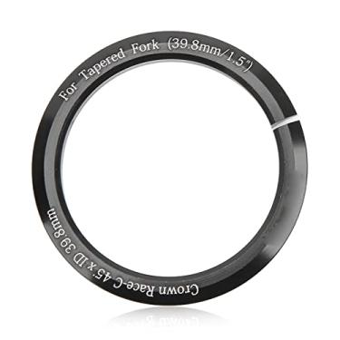 Imagem de RISK Bicicleta Headset Bottom Bowl Liga de alumínio Bike Front Fork Headset Abaixo Bowl para 1.5 Inch Tapered Tube Rust Proof Wear Resistant Durable Lightweight Easy Install