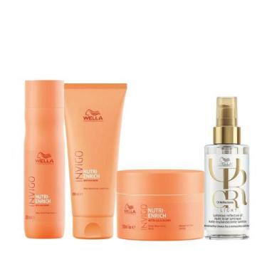 Imagem de Wella Nutri-Enrich Sh 250ml + Cond 200ml + Masc 150ml + Oleo Light 100