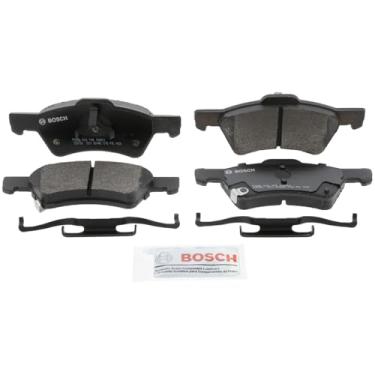 Imagem de Bosch BP857 QuietCast Premium Conjunto de pastilhas de freio a disco semi-metálicas para Chrysler: 2001-2007 Town & Country, 2003 Voyager; Dodge: 2001-2007 Caravan, Grand Caravan 2001-2007; Dianteiro