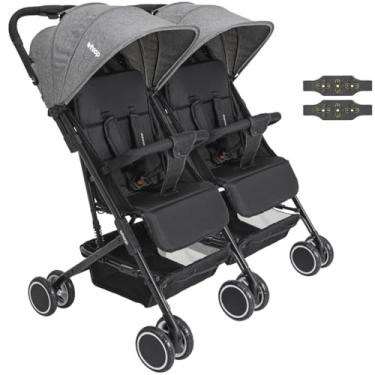 Imagem de Carrinho Kiddo para Gemeos Duplo Mascote Grafite